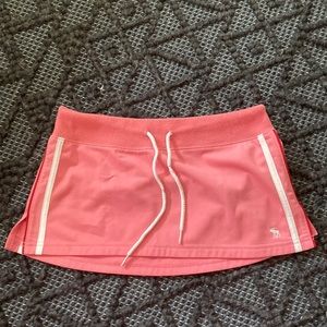 Abercrombie pink micro mini skirt (gym issue)